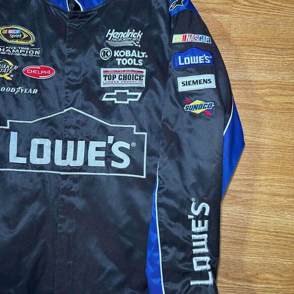 Vintage Chase Authentics Jimmie Johnson Lowe’s Racing Jacket Size Large - Picture 5 of 11